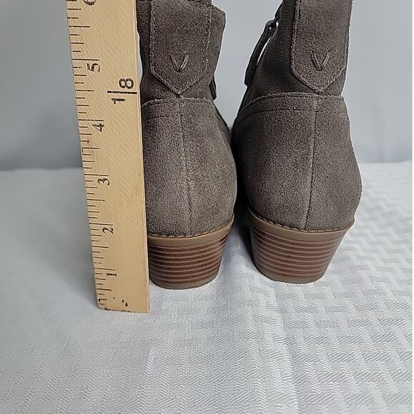 Vionic Water Resistant Suede Ankle Boots - Vera Gray Women's US 8 - Picture 8 of 9